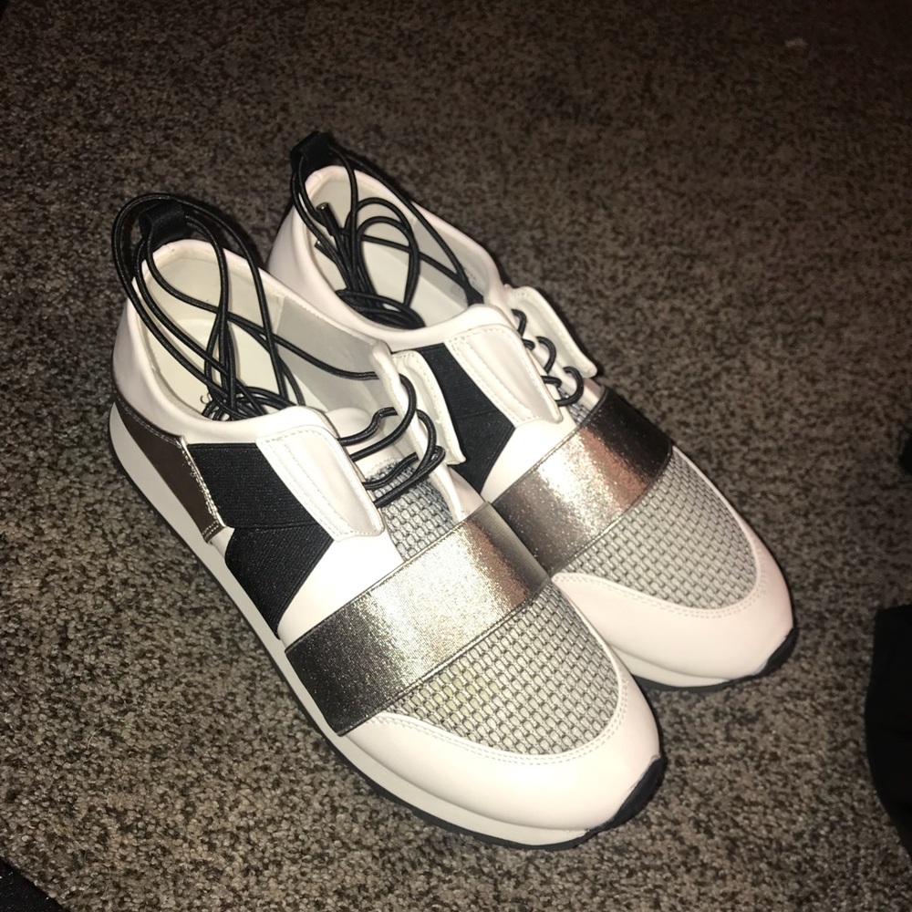 Lace up sneakers